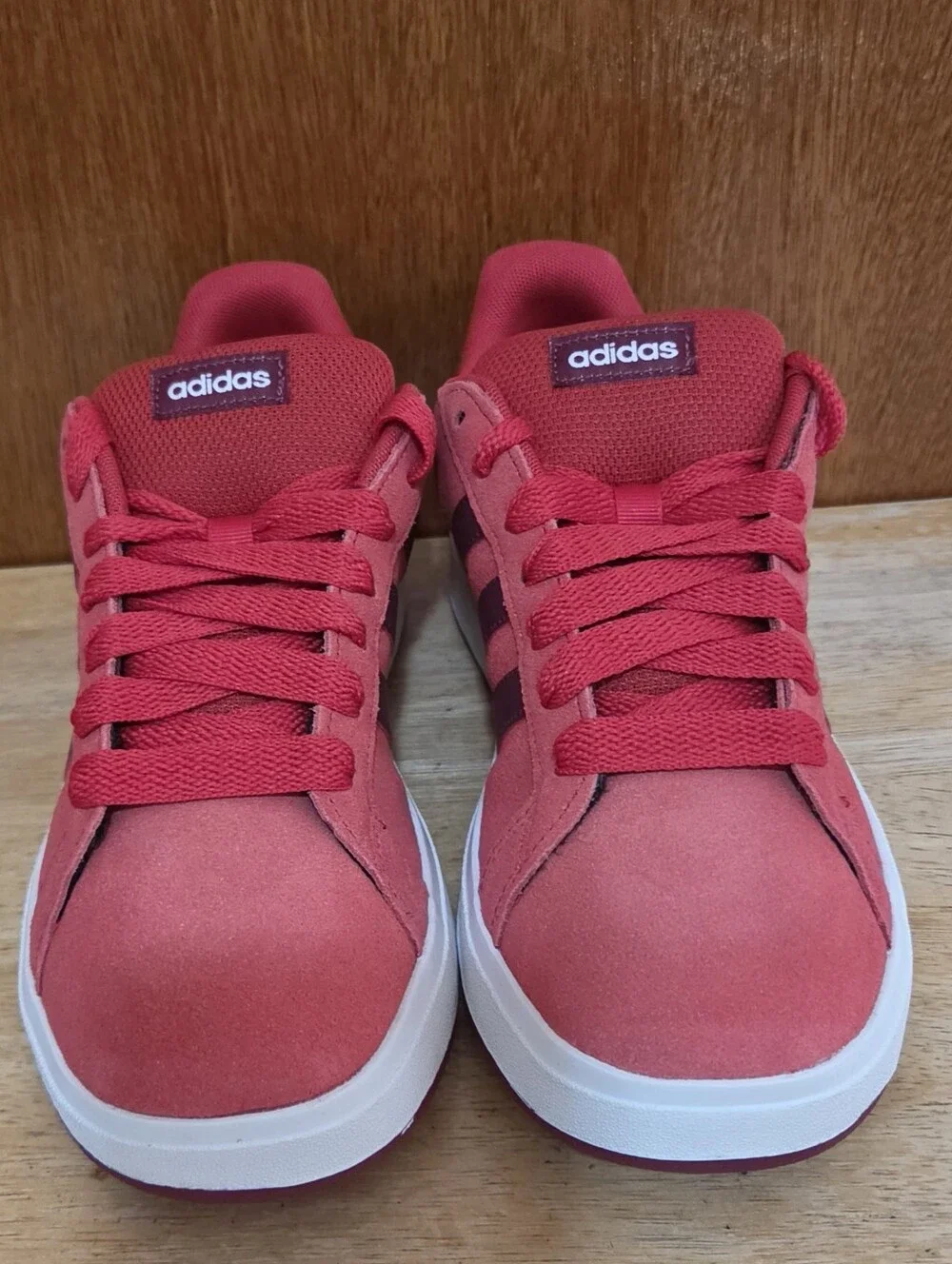 Adidas Grand Court 00s Red Low Casual Sneaker Unisex Youth Size 6/ JQ5654 NWB